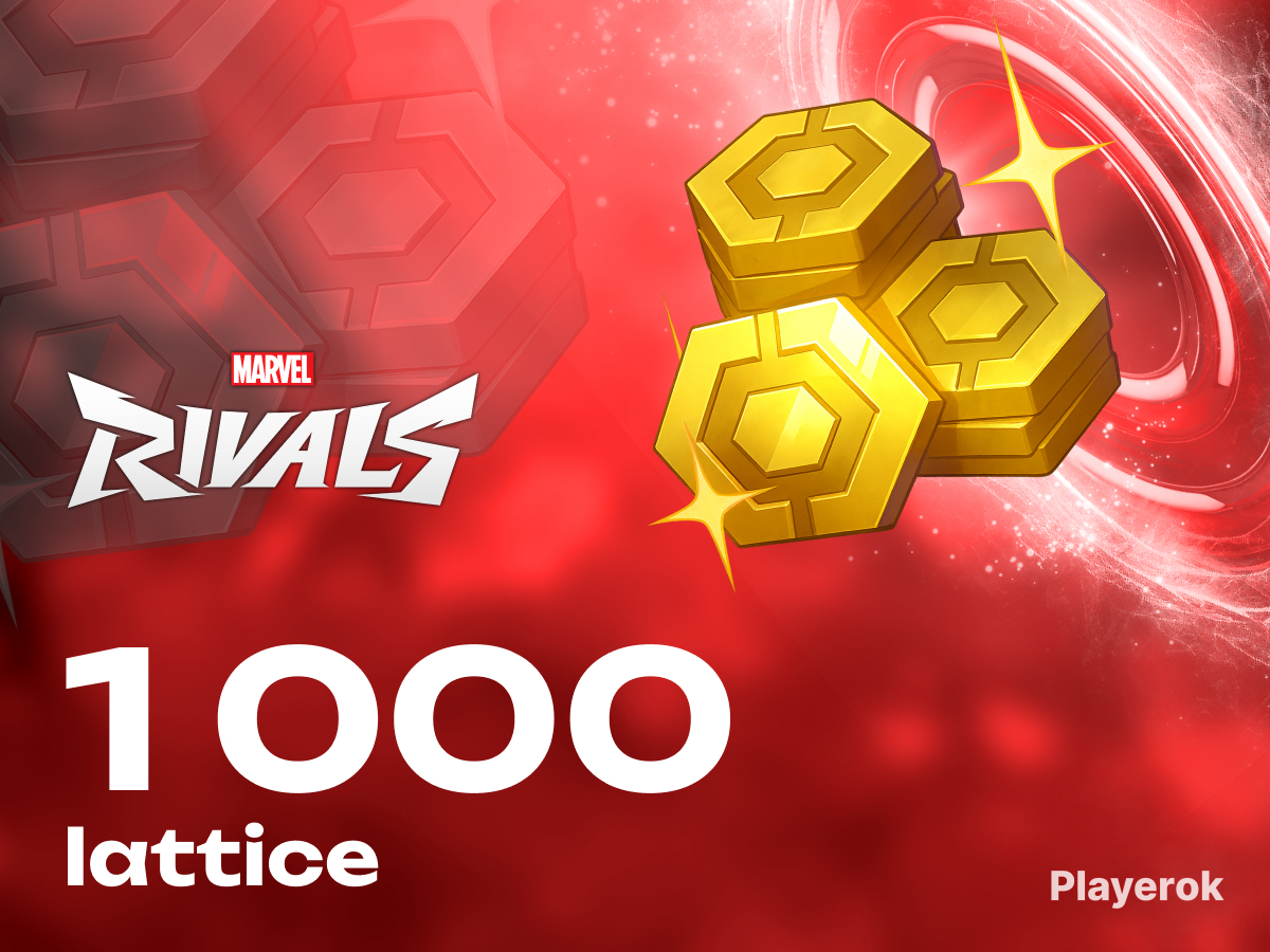 Купить 1000 Lattice по айди Marvel Rivals за 999 ₽ - Кристаллы Marvel ...