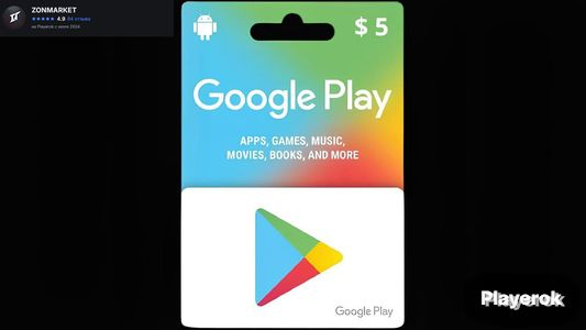 Купить 5$ google play (usa) Google Play за 399 ₽ - Подарочные карты ...