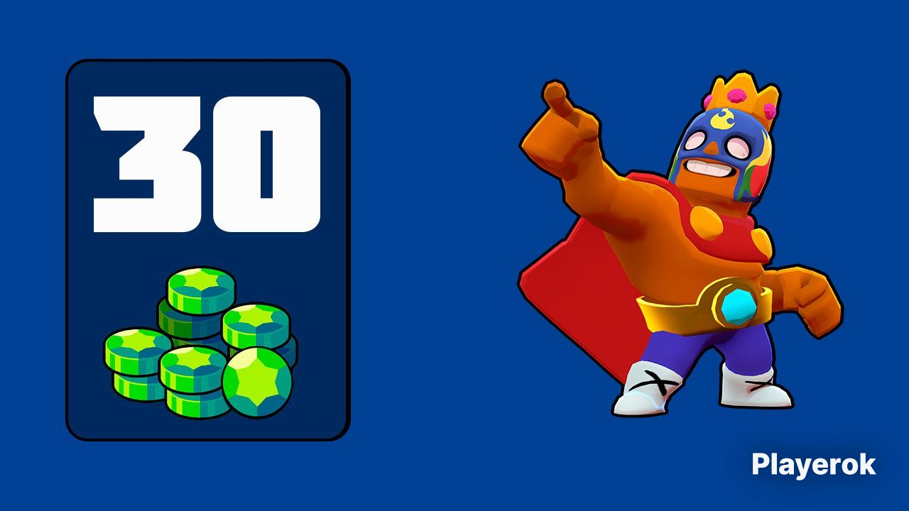 Купить 30 ГЕМОВ | ПОПОЛНЕНИЕ ПО SUPERCELL ID | BRAWL STARS Brawl Stars ...