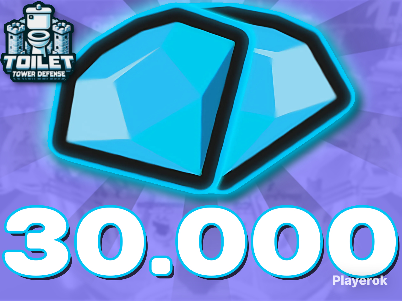 500.000 Diamanti 💎 Per Toilet Tower Defense (TTD) – Consegna Rapida Ed Economica