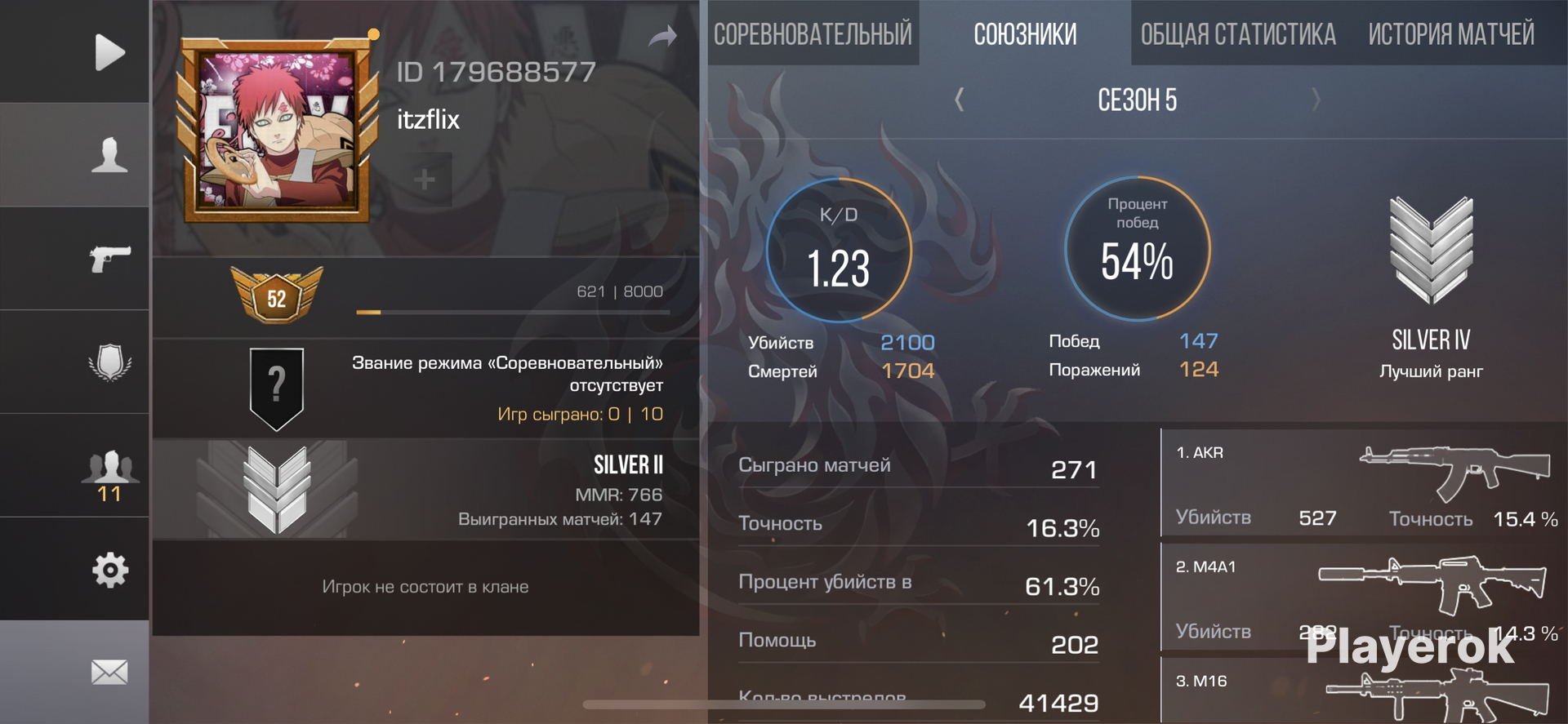 Аккаунты под основу