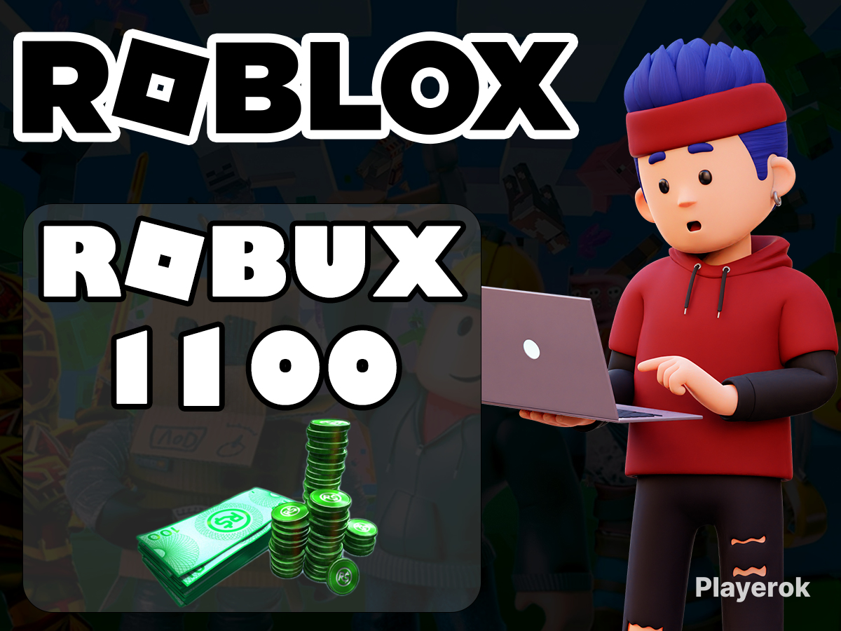 Купить 🎮 1100 Robux для ROBLOX | Подарочная карта | Моментальная ...