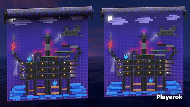 Купить Blocky Rig Garage Door для Rust – Playerok