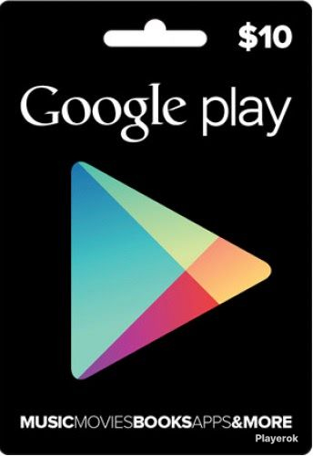Купить Подарочная карта на 10$ Google Play за 400 ₽ - Подарочные карты ...