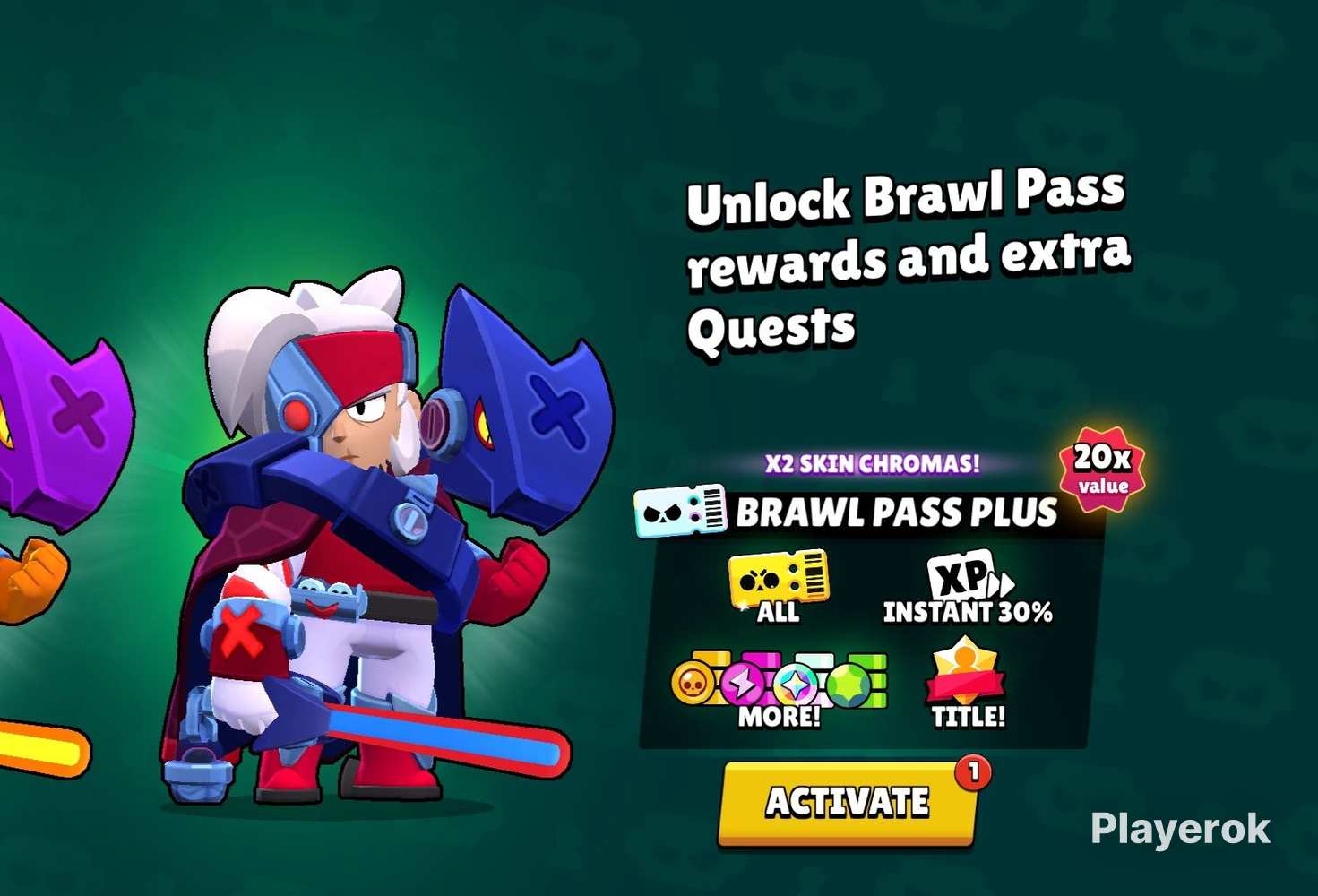 Купить Бравл пасс плюс моментально Brawl Stars за 1 100 ₽ - Акции Brawl ...