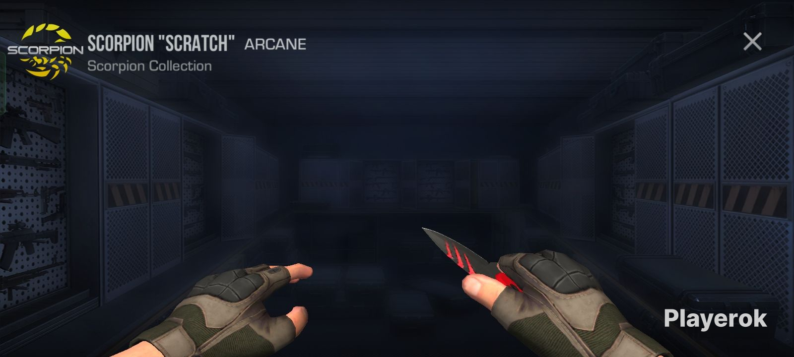 Купить Нож SCORPION „scratch“ arcane Standoff 2 за 700 ₽ - Скины Standoff 2
