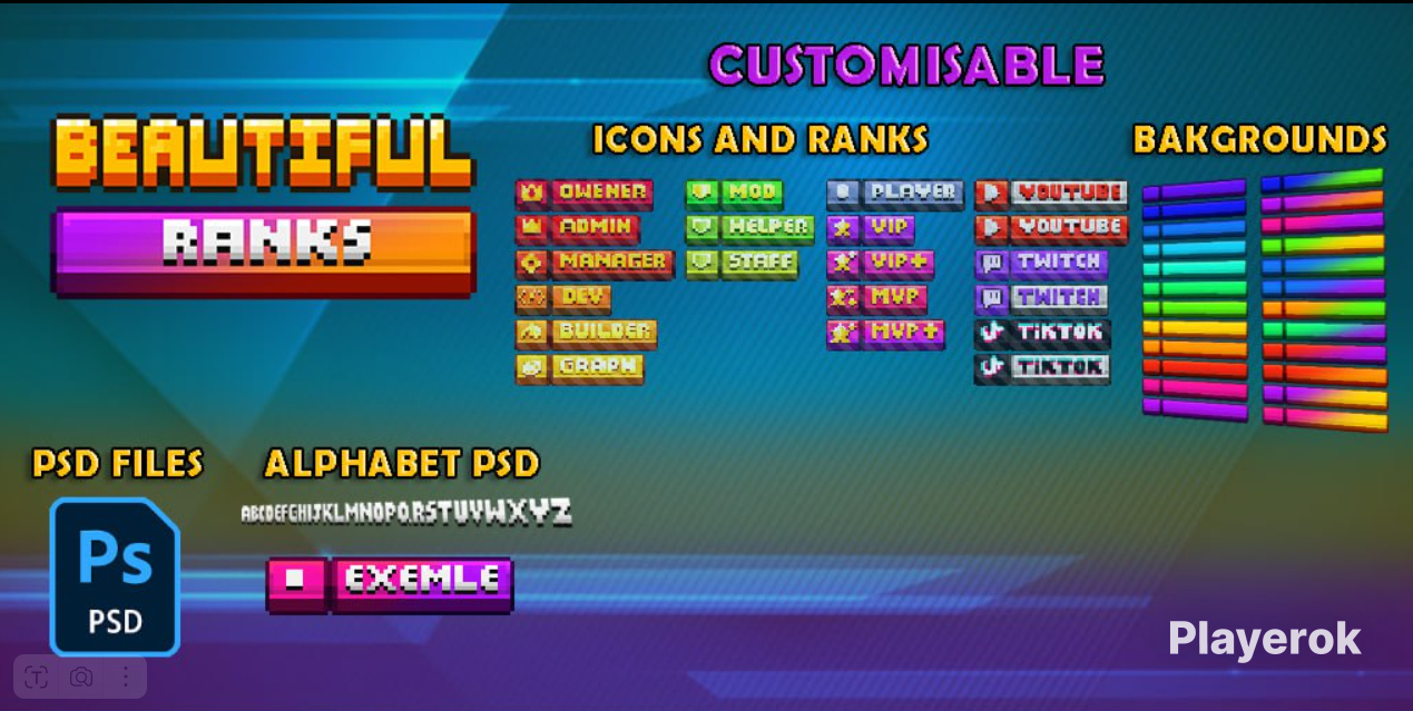 Купить Beautiful Ranks Minecraft за 90 ₽ - Сборки серверов Minecraft