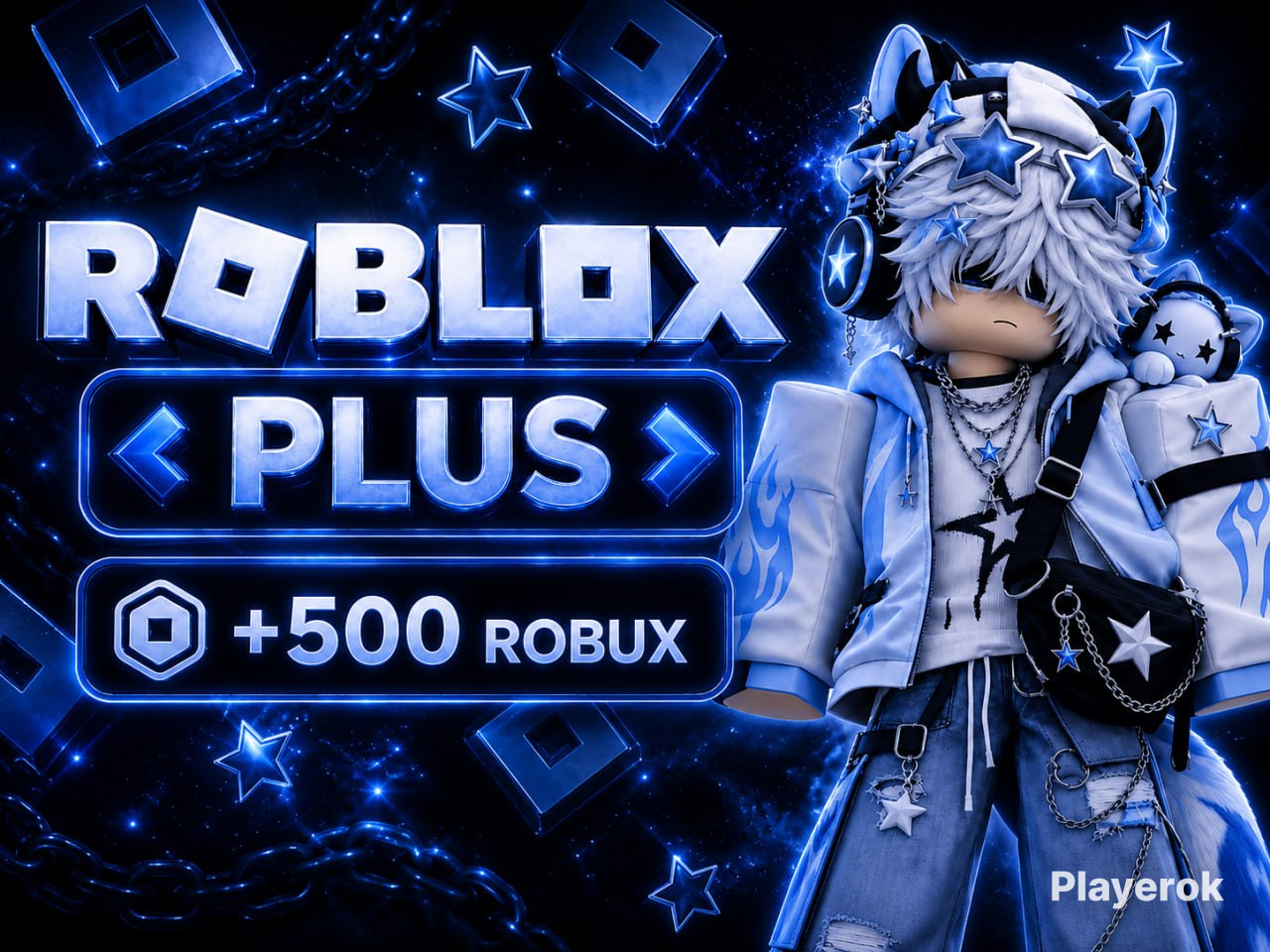 Купить • Roblox Plus + 500 Robux | Моментально ⚡️ для Roblox – Playerok